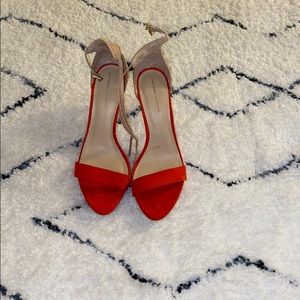 Zara Red/Orange Sandal Size 10